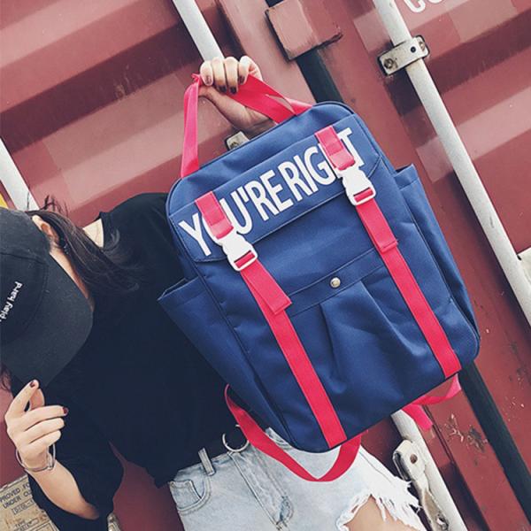 Student campus fashion trend backpack new Korean academic style backpack summer bag