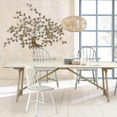parede nórdica Art Decor Metal Tree Wall Art For Home do metal do ouro de 125cm