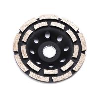 Fileira dobro preta 115mm Diamond Cup Wheel Sintered de moedura