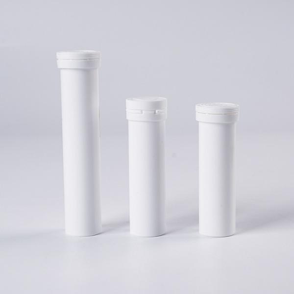 Manipulation de surface mate Tubes de comprimés effervescents vides sur mesure pour les pilules de vitamine C