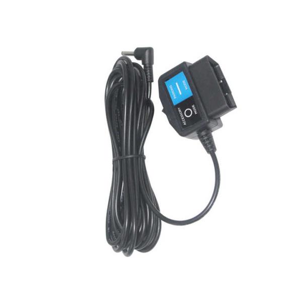 OBD2 to DC 5.5x2.1mm Power Cable for Dash Cam- ACC/Parking Mode Hardwire Adapter with Smart Voltage Cut-Off for 12V Car DVR