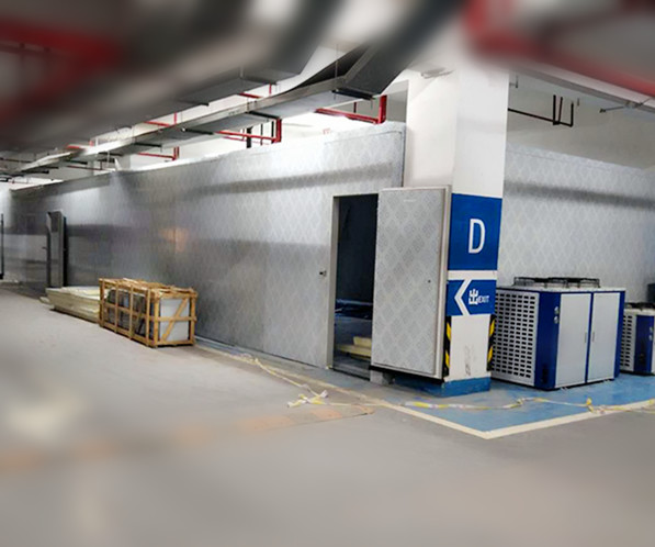 Paseo en puerta de la cámara del almacenamiento de los pescados del desplazamiento frío o de oscilación garantía de 1 año