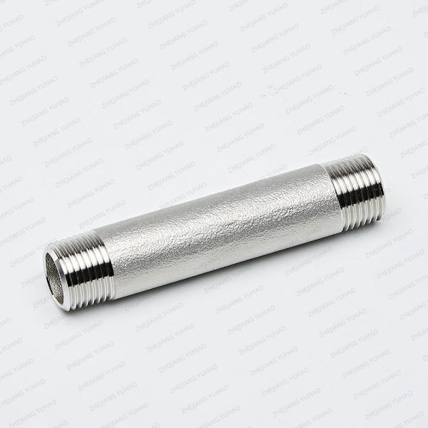 Stainless Steel Pipe Fittings 316 High-Pressure Barrel Nipples For Industry