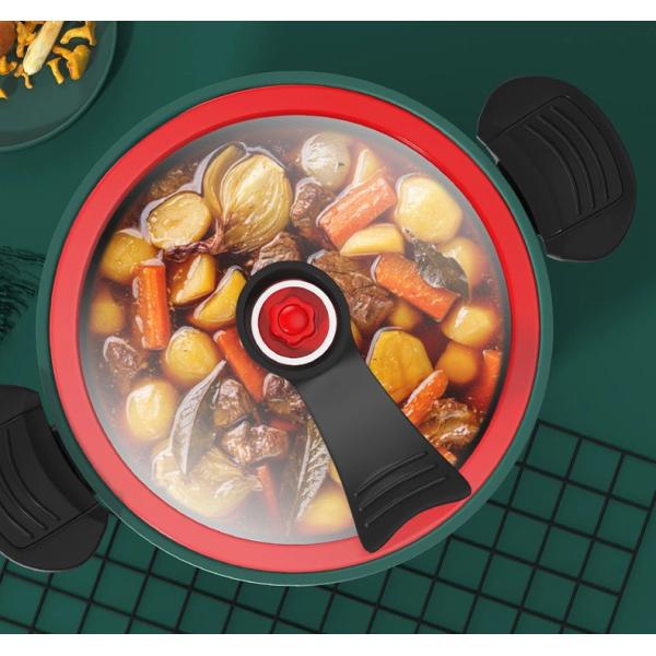 Домашняя ручка нержавеющей стали герметической электрической кастрюли кухни пользы не