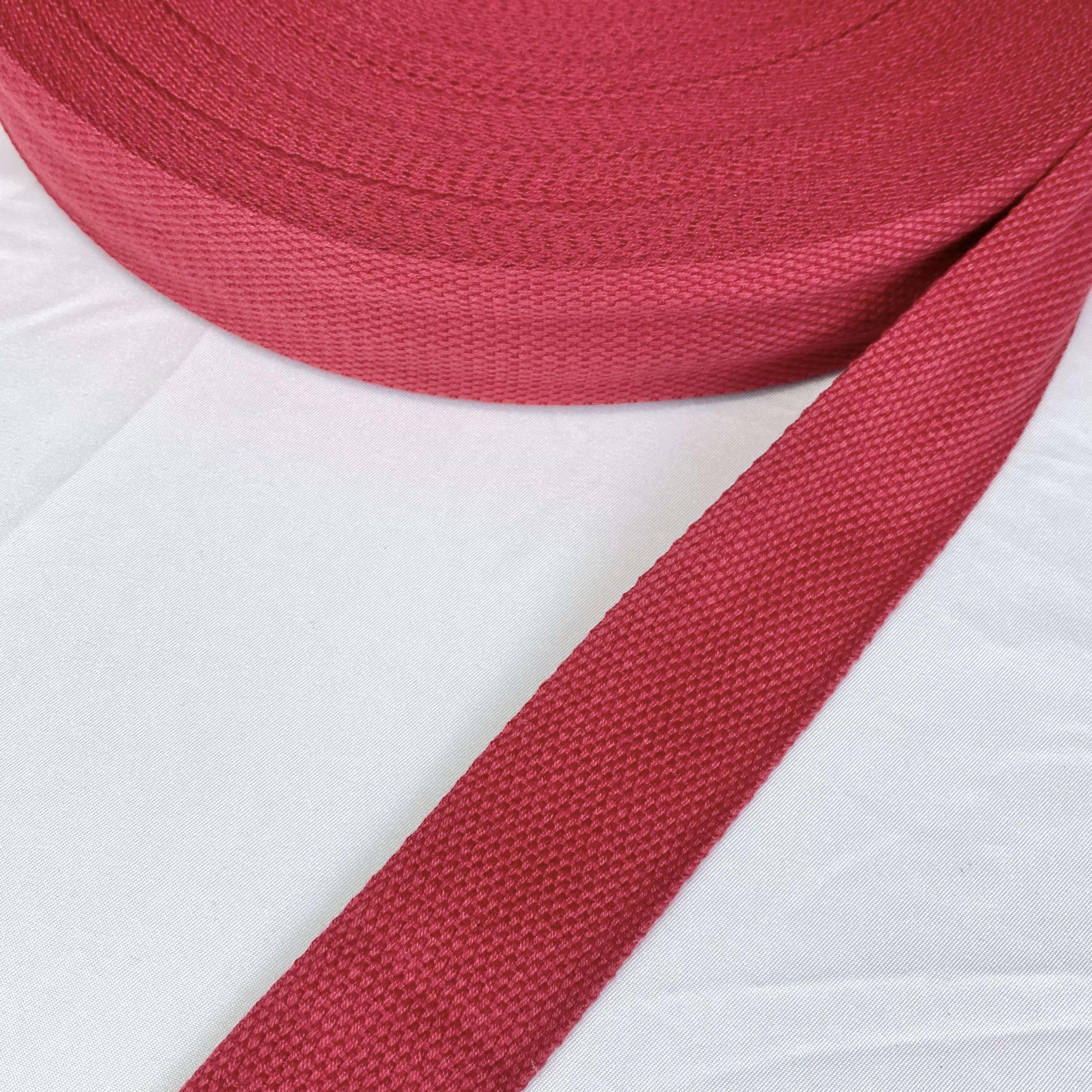 Soft bead Polyester-cotton webbing in a variety of colors Dupont Tote bag strap Textiles