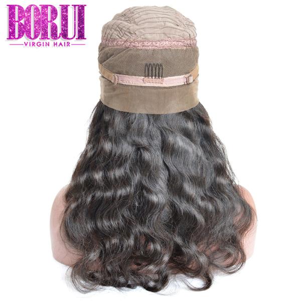 Nenhuma 360 da categoria frontal da peruca 10A do laço onda brasileira de derramamento do corpo do cabelo humano