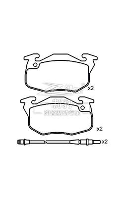 Front and Rear Ceramic Brake Pad Set for Toyota with N Braking System