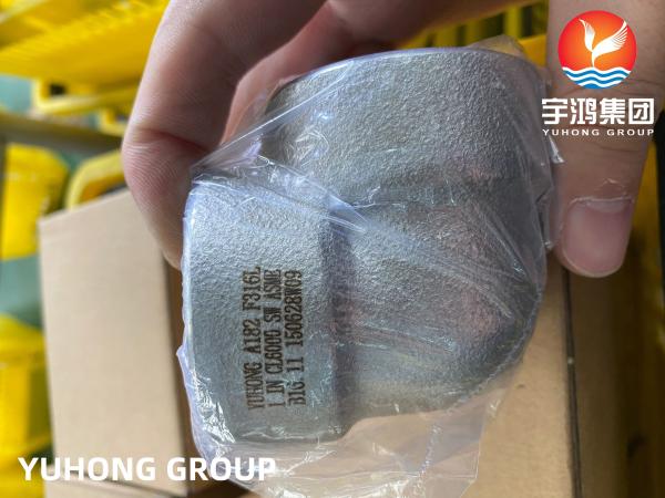 ASTM A182 F316l ASME B16.11 Instalação de cotovelo de aço inoxidável