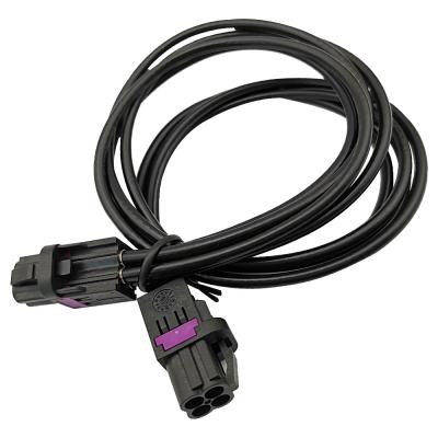 Automotive MINI FAKRA Coaxial Cable 4 Pin A Code Connectors For BMW
