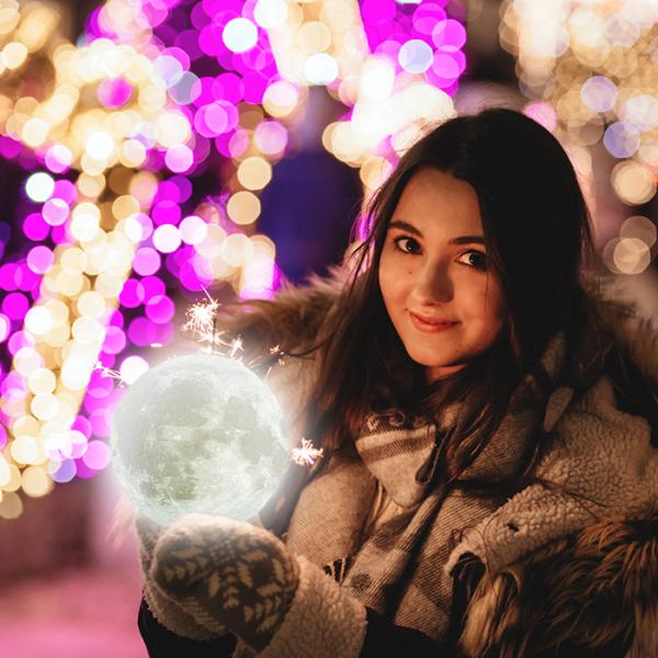 Energy Saving 3D LED Illusion Lamps 2 Color 3D Led Night Light DC 5V/1A