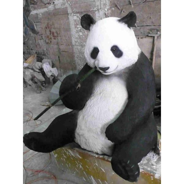 2014 горячая продажа водонепроницаемая стекловолокна статуя панды