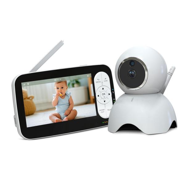 5 Inch Wireless Baby Monitor with 720p HD Display and Night Vision