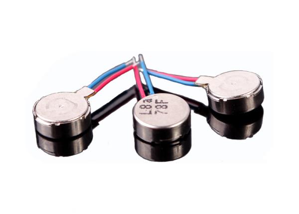 Small 3V DC Cell Phone Vibration Motor Φ8 * 3mm 90 MA Max Rated Current