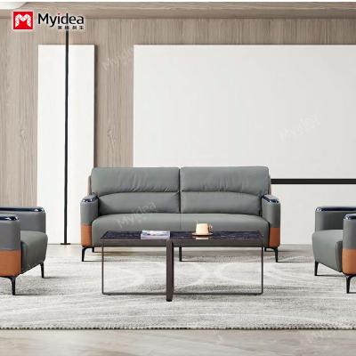 Single Person Reception Office, Simple, Stylish, Dirt Resistant, Leisure Combination Office Sofa, Business Triple Seat