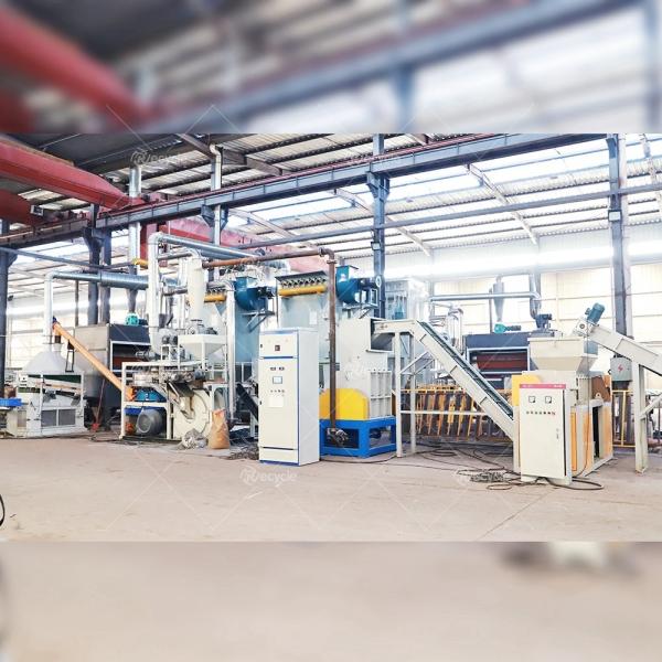 Equipamento de reciclagem de metais para células solares Máquina de separação em painéis solares