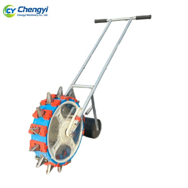 Hand Push Seeder for Uniform Sowing with Labor-Saving Design and Durable Material