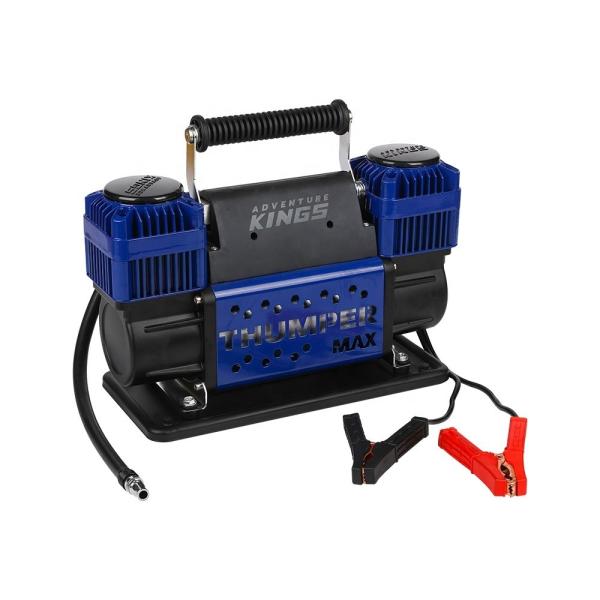Blue Heavy Duty Duplo cilindro 160LPM 4x4 Pomba de inflador de pneus 12v Compressor de ar de carro