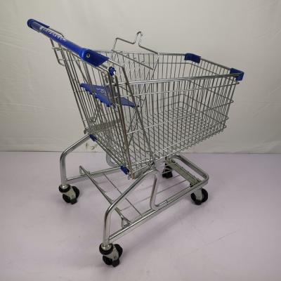 German Style 125L Grocery Trolly Cart Foldable Shopping Trolley With Elevator Wheels