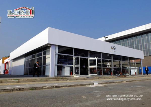 Car Showroom Outdoor Event Tents With Glass Wall for Car Exhibition