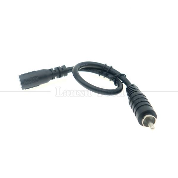 RCA Masculin à courant continu 5.5x2.1 5.5x2.5 3.5x1.35mm Femme Plug Barrel Jack Pédale 12V câble d'alimentation en courant continu