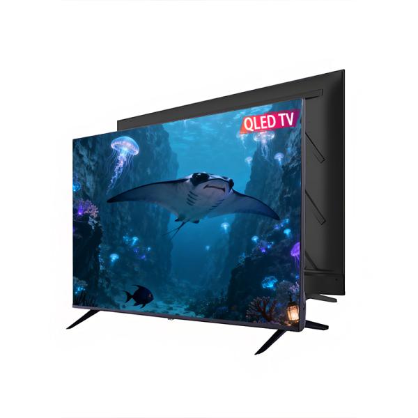 4K Qled 2025 Factory Screen OEM UHD 75 Large Flat Smart TV