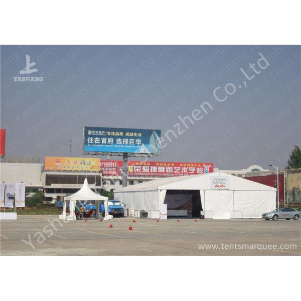 Outdoor UV Resistant Aluminum Profile AUDI Car Exhibition Tent PVC Fabric Cover