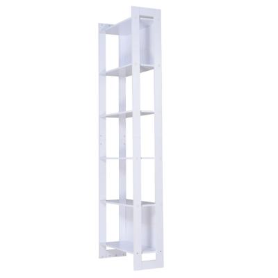 estante vertical de madeira 0.038CBM da placa do MDF do comprimento de 190cm para a sala de visitas