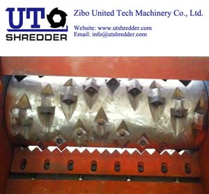 waste wood board /wood box / wood furniture Shredding machine, single shaft shredder