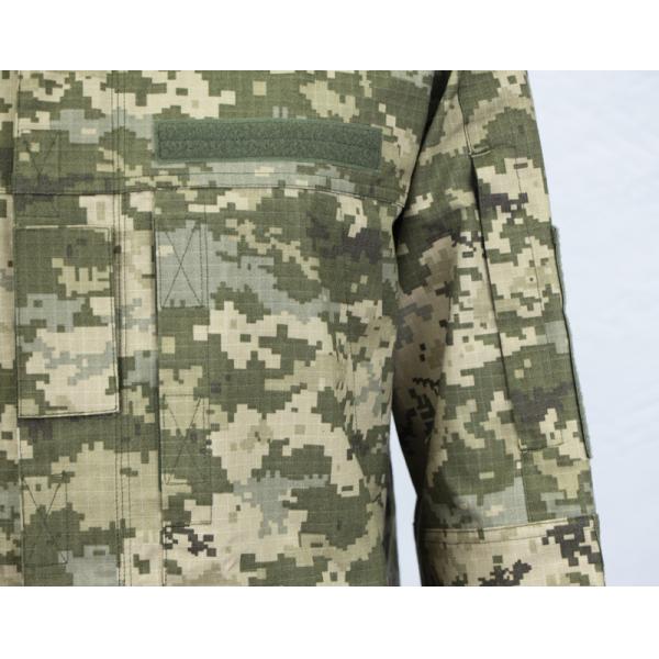 Ukraine Camouflage Suits T/C 6535 Plaid Fabric Military Camouflage Uniform Customized