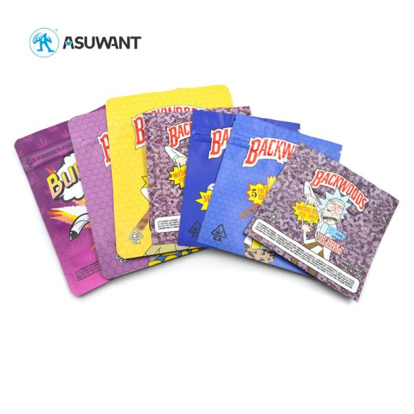 Resealable Smell Proof Mylar Ziplock Plastic Heat Sealed Foil Lamination Pouch