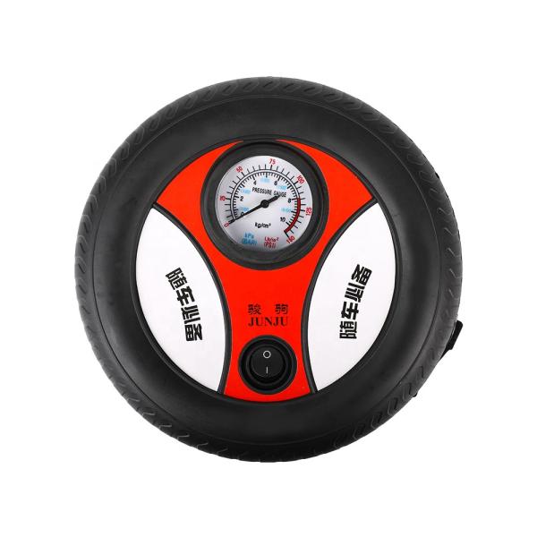 17.5*17.5*6.5 ABS Mini Car Air Compressor Portable Tire Inflator Pump 12V 150PSI