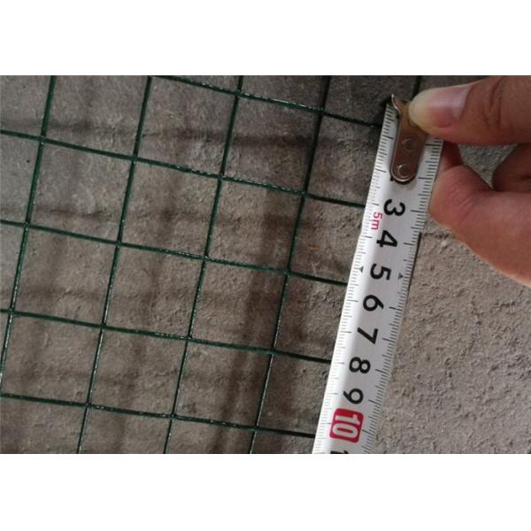 PVC Powder Coated Welded Wire Mesh Rolls / Mesh Fencing Rolls 1'' Length