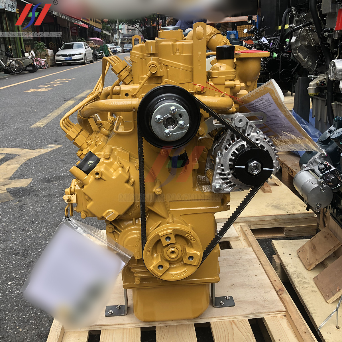 404D-22T 4-cylinder Turbo Diesel Engine 2800rpm 44.7kw Mini Excavators Spare Parts For Perkins