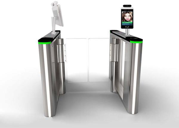 Face Recognition SS304 Speed Gates Passage Width 600mm For Metro Station