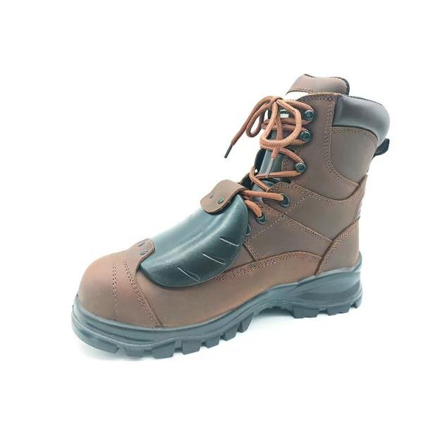 Hombres Botas de seguridad de trabajo Alta de la parte superior de las zapatillas de senderismo al aire libre con dedo de acero para la protección