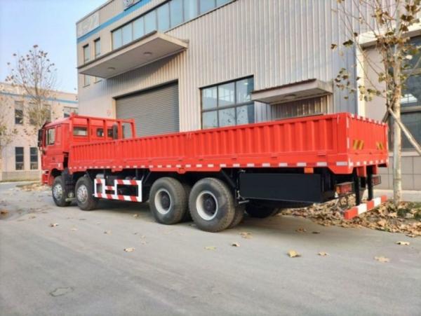 Red Lorry Truck 8x4 400Hp SHACMAN F3000 Truck Euro V