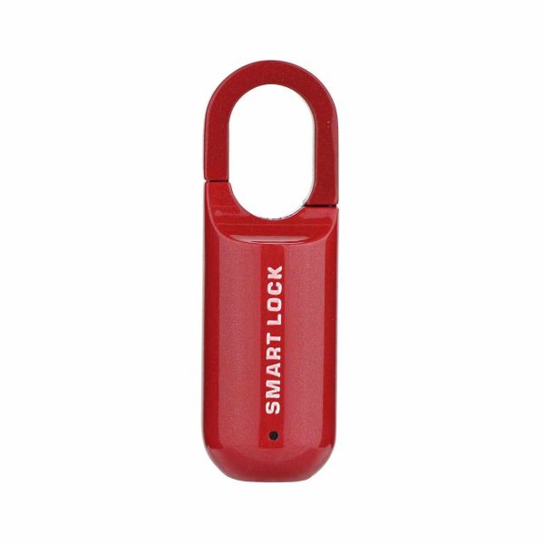Best Selling RARLUX Smart Finger Print Zinc Alloy Padlock IP65 Waterproof Rechargeable 110mAh Battery 10 Fingerprint Lock School