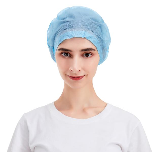 do chapéu cirúrgico bouffant descartável do tampão dos artigos dos tampões do tampão tampão médico não tecido automático do médico com CE elástico ISO13485