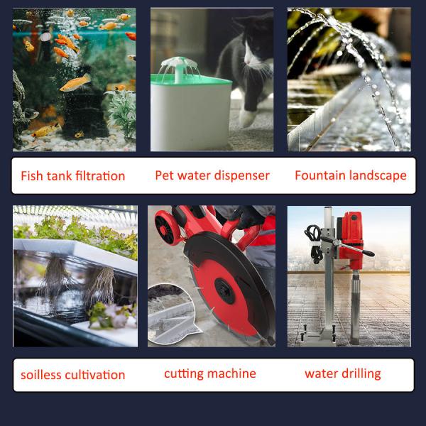 водяная помпа пробуренного колодца насоса диафрагмы IP68 5m поднимаясь микро- для брызг ливня