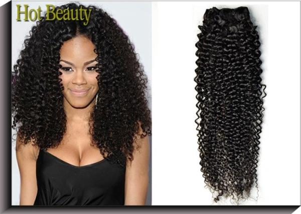 100g 5A Virgin Brazilian Hair Kinky Curly, No Shedding For Girl