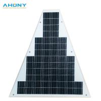 Panel solar trapezoide 30w redondo cuadrado rectangular bouy módulo PV personalizado para el banco de la mesa de árboles solar carga de autobús ligero