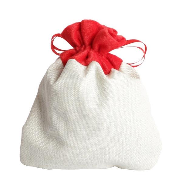 Customizable Sublimation Christmas Bags Santa Claus Gift Bag