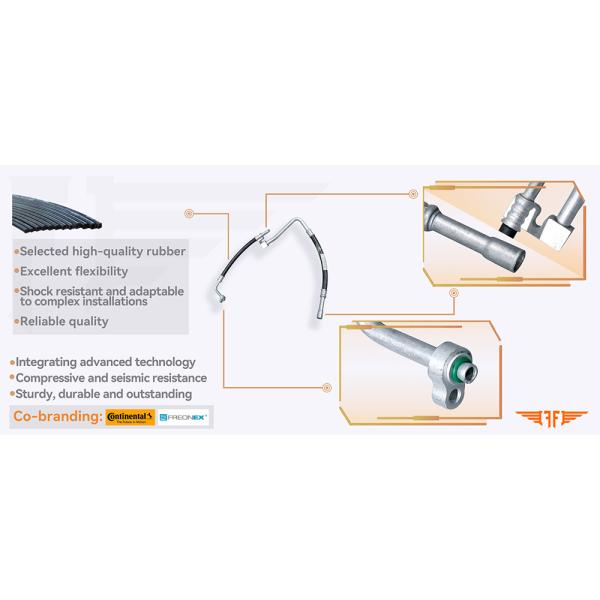 Fiesta / Fusion OEM 2S6H19D850BC Ford Discharge AC Hose 1.4 1.6L 01-12