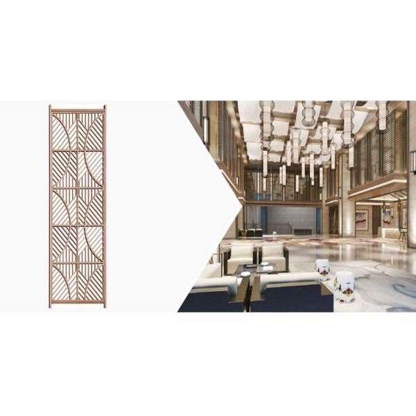 Neoclassical Postmodern Living Room Partition Screen Stainless Steel Decorative