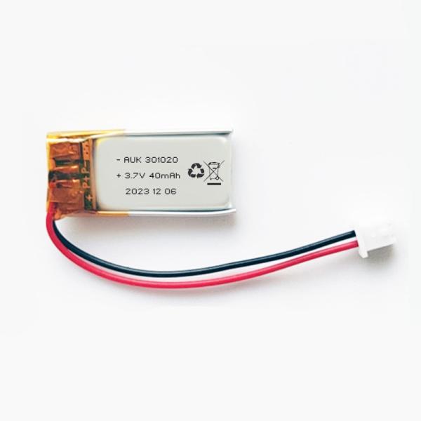 4.2V 20mAh Ultra Thin LiPo Bateria 60mAh / 40mAh 3.7V 301012 301025