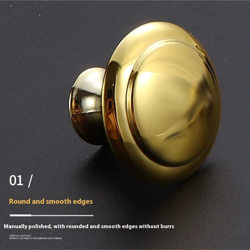 Single Hole Stainless Steel Mushroom Knob in Gold Silver Black-for Cabinets Door Shoe Drawer & Bedroom Bathroom Use