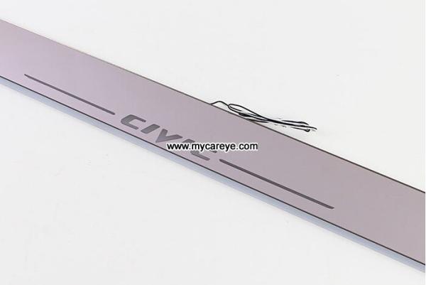 Honda Civic custom car door welcome LED lights auto light sill pedal