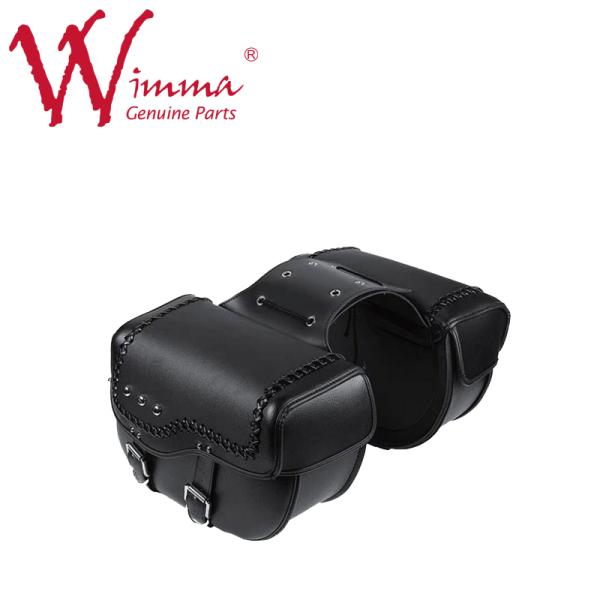 Участвующ в гонке PU сумки седловины стороны мотоцикла покройте кожей для аксессуаров частей