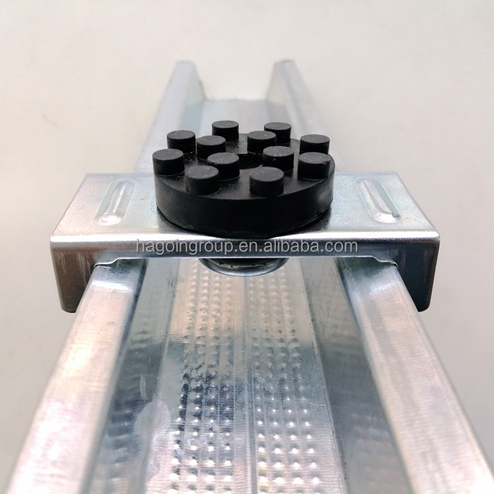 Resilient Mount Rsic 1 Clips Installation Rubber Zinc Plated  Sound Clips Drywall