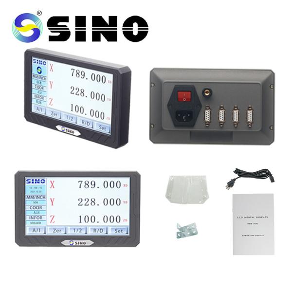 SINO кодировщик масштаба решетки набора дисплея DRO цифрового отсчета LCD оси металла 3 SDS200S